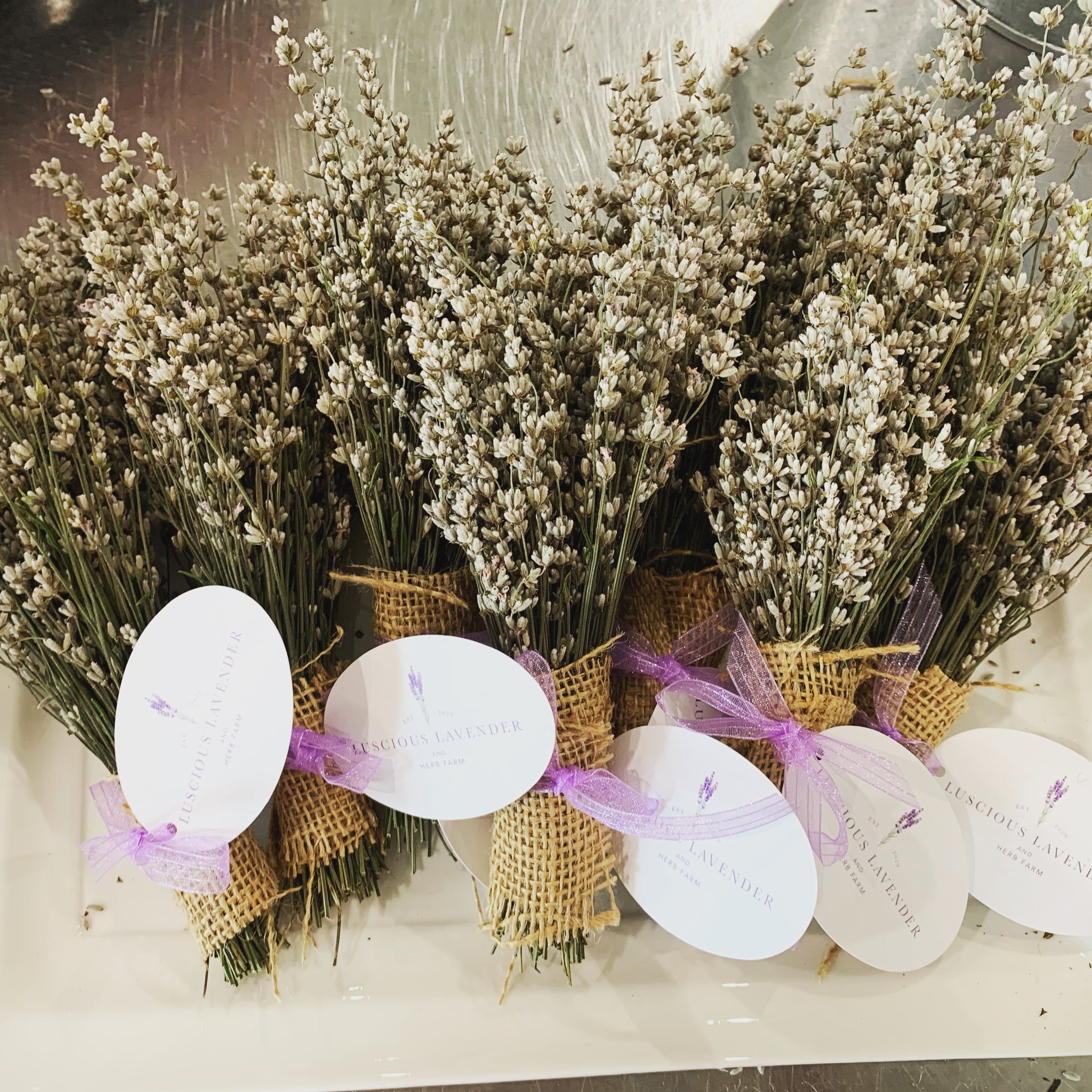 White Lavender Bouquet
